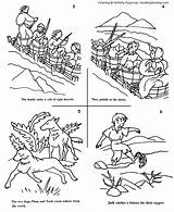 Family Swiss Robinson Coloring Story Pages Adventure Honkingdonkey Stories Kids sketch template