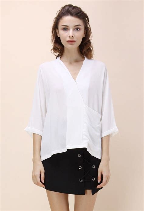 simple life   blouse   crepe top
