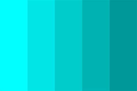 aqua shades color palette