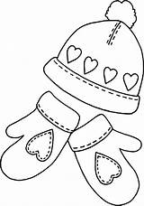 Winter Hat Coloring Pages Color Choose Board Printables sketch template