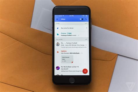 googles inbox email app  intelligent quick replies  verge
