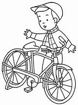 Coloring Bike Bicycle Pages Kids Childrens Preschool Printable Fun Print Online sketch template