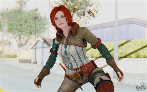 The Witcher 3 Triss Merigold Wildhunt Outfit For Gta San