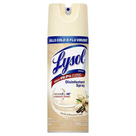 lysol disinfectant spray vanilla blossoms oz walmartcom walmartcom