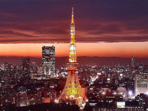 world visits tokyo tower japan