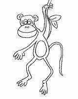Coloring Pages Monkeys Animated Monkey Apen Fun Kids Colouring Library Popular Gifs sketch template