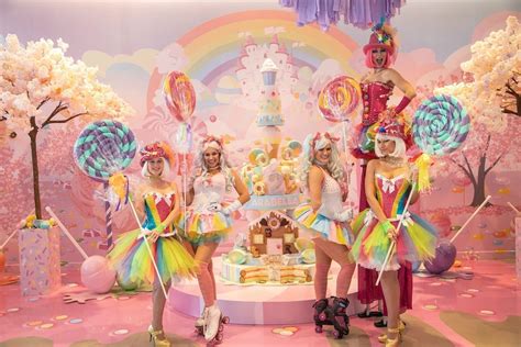 sweet candy land theme party ideas partyslate