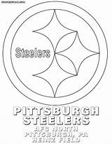 Steelers Logo Coloring Pages Pittsburgh Print Nfl Printable Getcolorings Drawing Symbol Getdrawings Logos sketch template
