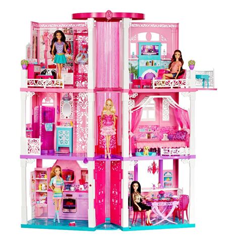 barbie dreamhouse mattel toys   barbie dream house barbie