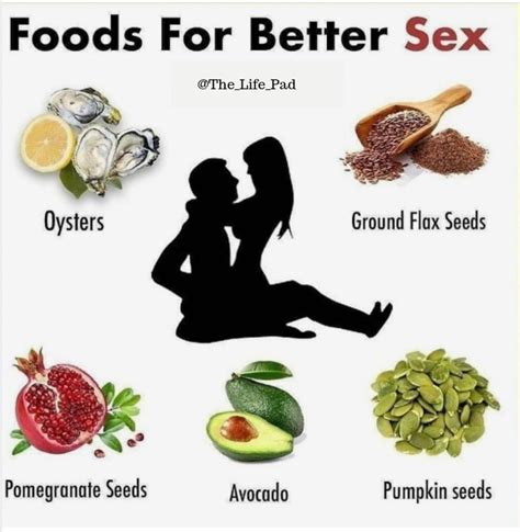 nutrition guide on twitter rt the life pad foods for better sex