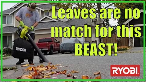 ryobi ry  vac attack leaf vacuum  mulcher tools  action shorts  youtube