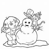 Coloring Pages Boots Winter Getcolorings Dora sketch template