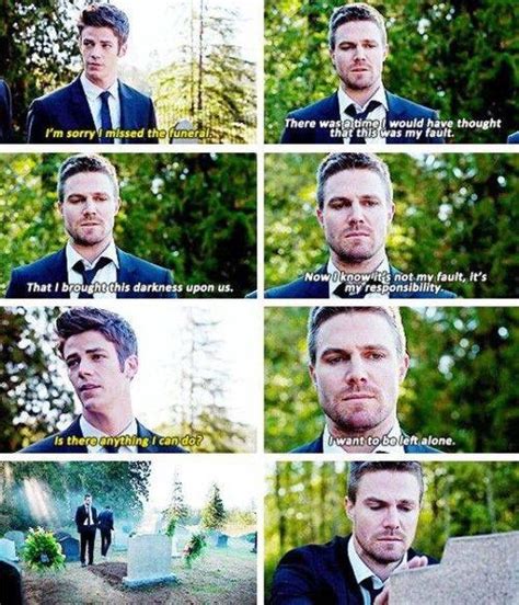 Arrow Grant Gustin Stephen Amell The Flash Oliver Queen Image