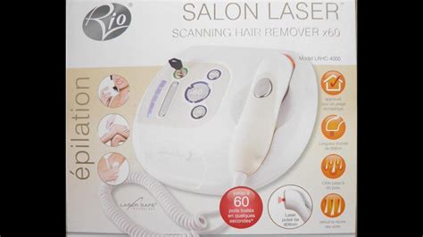 jak dziala rio salon laser scanning hair remover  youtube