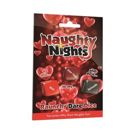 naughty nights raunchy dare dice game saucy adult fun t sex aid
