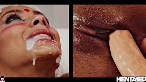 hentaied queen of squirt and double penetration by sex machine xxx