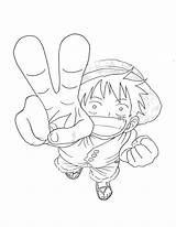 Luffy Naruto Desenhar Acessar sketch template