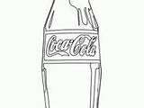 Coloring Coca Cola sketch template