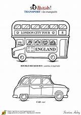 Angleterre Apprendre Londoniens Transports sketch template