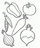 Vegetables Coloring Drawing Fruits Pages Fruit Colouring Kids Color Different Vegetable Cornucopia Types Food Veggies Worksheet Print Activities Drawings Printable sketch template