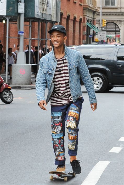 jaden smith wears mismatched sneakers while skateboarding in nyc footwear news
