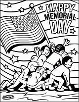 Memorial Coloring Pages Printable Happy Flag Kids Drawing Sheets Adult Sheet Crafts Pledge Allegiance Color Toddlers Activities Getdrawings Print Comments sketch template