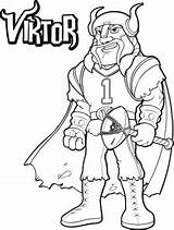 Vikings Mascot Getdrawings Getcolorings Sheet sketch template