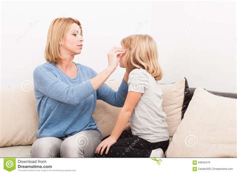 blonde mother and daughter stock image image of casual 63840479