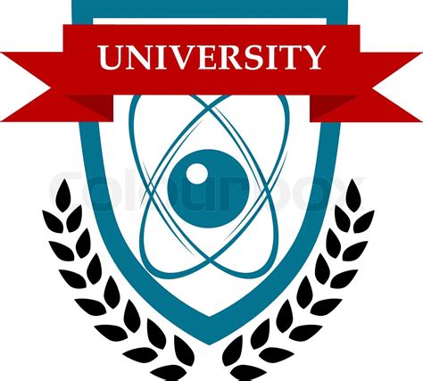 university emblem design stock vector colourbox