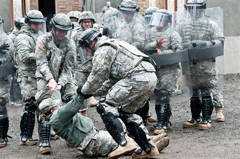 army domestic quick reaction force riot control training  public intelligence