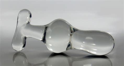 Large Glass T Handle Hourglass Kegel Dildo Butt Plug Sex Toy Etsy