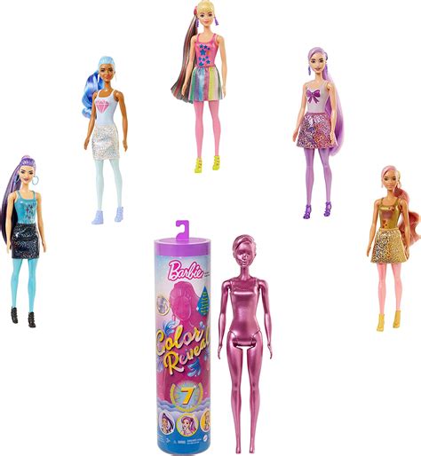 barbie color reveal doll   surprises water reveals dolls