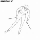 Draw Skier Drawingforall sketch template