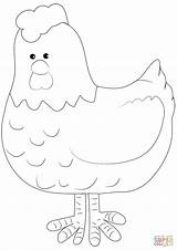 Kura Gallina Gallinas Kolorowanki Kolorowanka Hen Preescolar Inglés Imprimir Druku Actividades Supercoloring Dzieci Seleccionar Drukuj sketch template