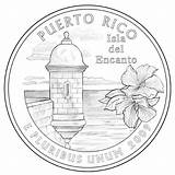 Drawing Puerto Rico Coloring Pages Tattoo Rican Drawings Easy Draw Simple Designs Flag Map Tattoos Choose Board sketch template