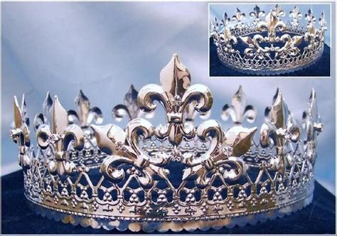 majestic queen king silver full crown rhinestone crown tiaras  crowns tiara