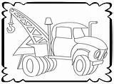 Tow Truck Coloring Pages Trucks Pulling Printable Color Drawing Colouring Realistic Print Getdrawings Popular Getcolorings Coloringhome Template sketch template