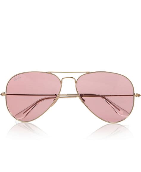 pink mirrored sunglasses