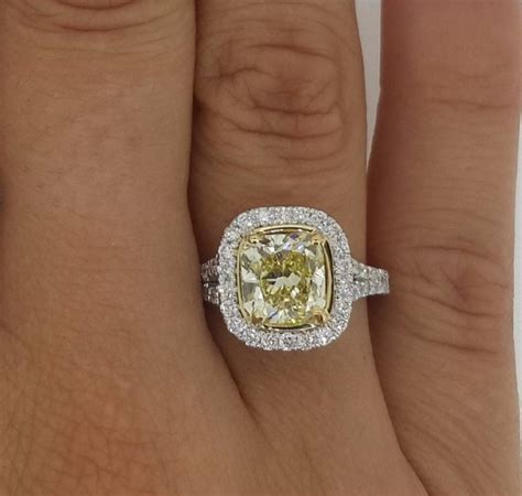 carat cushion cut diamond engagement ring ara diamonds