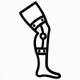Artificial Clipart Prosthetic Icon Leg Limb Hands Robotic Prosthesis Foot Editor Open Clipground sketch template