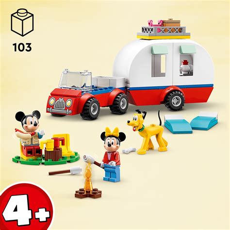 lego mickey mouse  minnie mouses camping trip  lego