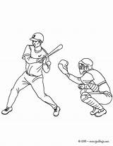 Beisbol Receptor Bateador Dibujos Beis Bol Yodibujo Línea sketch template