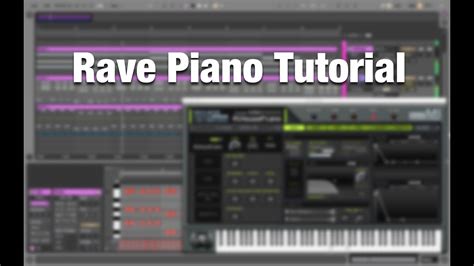 rave piano tutorial youtube