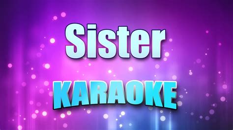 Nixons Sister Karaoke And Lyrics Youtube