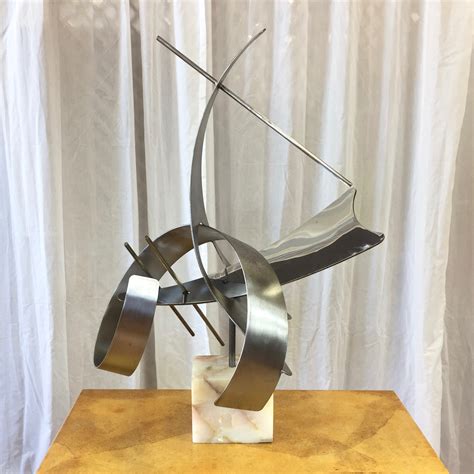monumental abstract steel sculpture  curtis jere  perfect