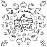 Pusheen Coloring Pages Kids sketch template