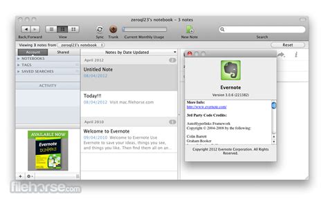 evernote  mac    latest version
