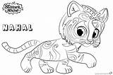 Shine Shimmer Coloring Pages Nahal Walking Printable Color Kids Bettercoloring sketch template