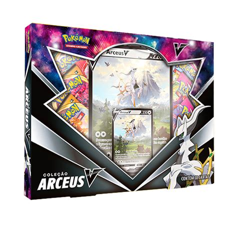box colecao pokemon arceus  card games colecionaveis