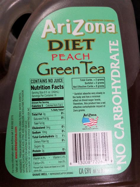 Arizona Diet Peach Green Tea Is Awesome Tastes Much